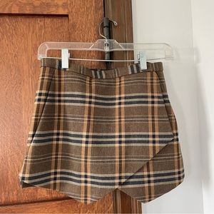 Zara Plaid Fall Skirt